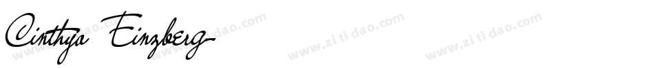 Cinthya Einzberg字体转换